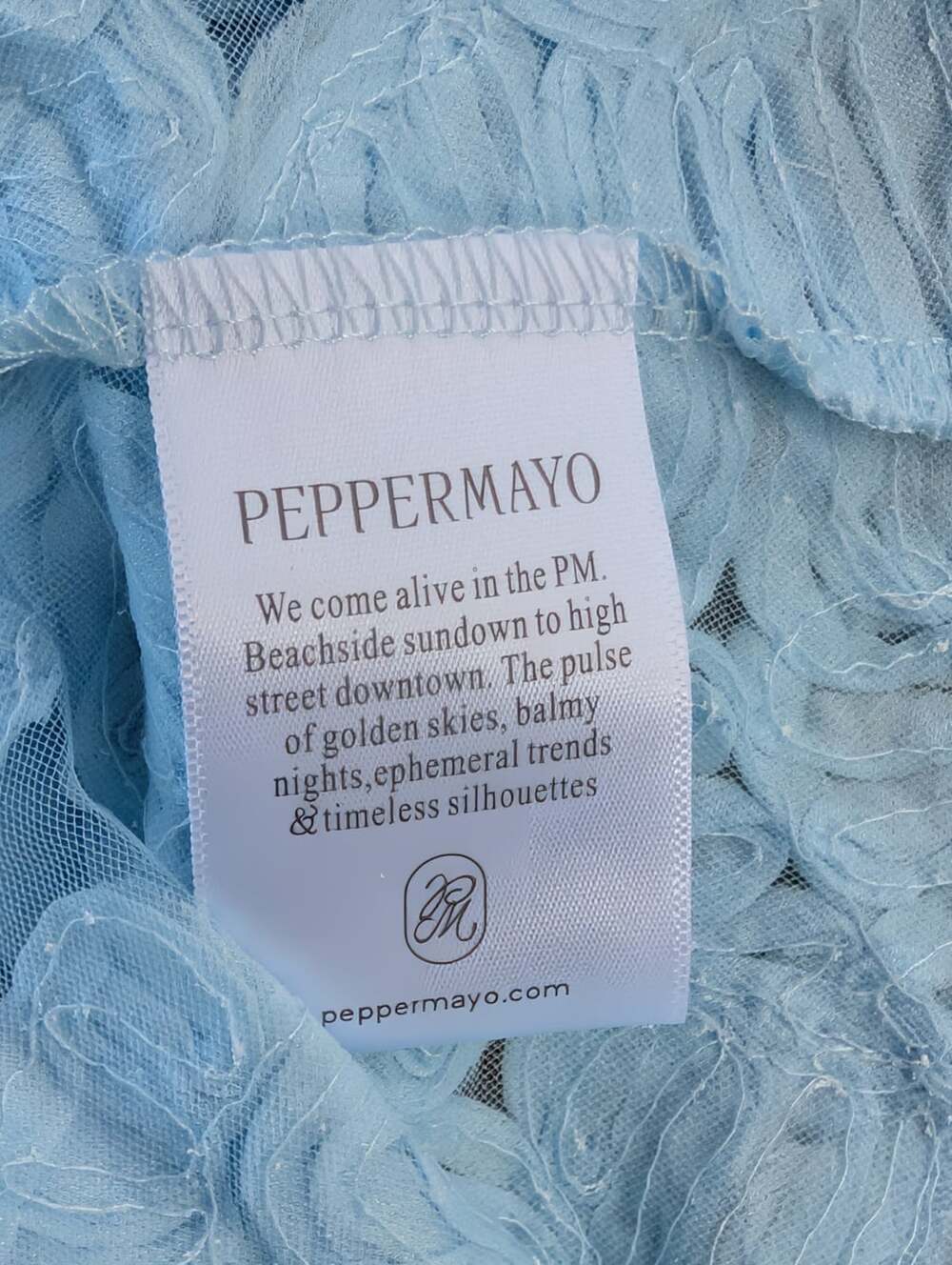 Peppermayo Fiorella Floret blue set size 10 NWT floral romantic feminine quiet l - Picture 12 of 12
